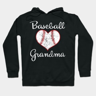 Vintage Baseball Grandma Hoodie